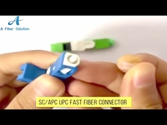 Fibra ótica do adaptador da fibra da venda direta FTTH da fábrica - conectores óticos do SC APC do SC UPC