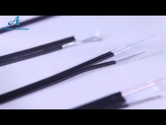 Tipo exterior personalizado cor preta do cabo pendente G657A1 G657A2 de FTTH