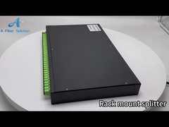 Fibra personalizada 1U 19' da fibra 96 do painel de remendo 48 de MPO montagem em rack