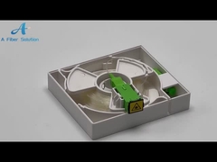 1 caixa terminal da fibra ótica do ABS FTTH do núcleo invisível para o soquete de parede