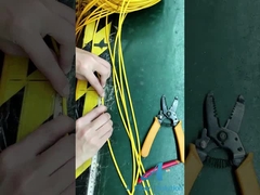 Fabricação de cordões de fibra óptica