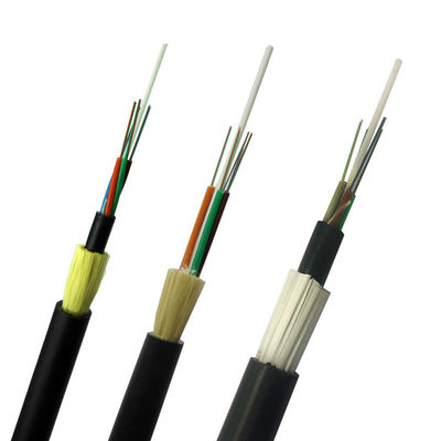qualidade  Aerial 48 Core Fiber Optic Cable , ADSS Optical Cable Outdoor Aramid Strength fábrica