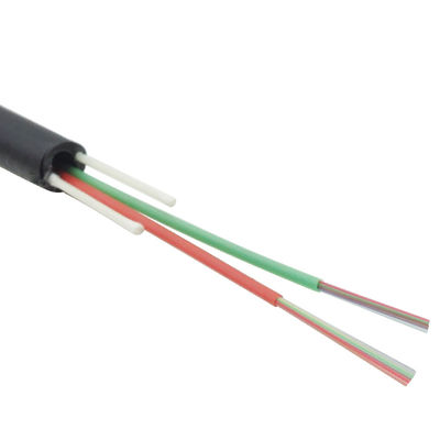 12 cabo de fibra ótica do núcleo do núcleo 24 com dois a bainha fraca do tubo FRP LSZH