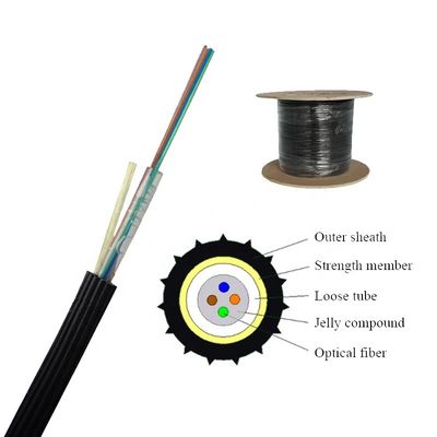 2 núcleo Mini Optical Cable, OEM fundido do cabo FRP da fibra do micro ar