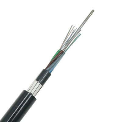 Fio de vidro aéreo 24 tipos ODM do cabo GYFTY73 da fibra do núcleo do OEM