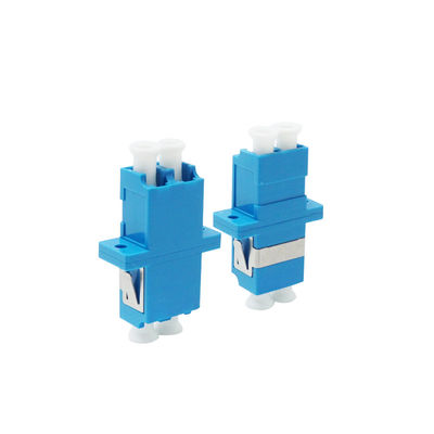 Adaptador frente e verso ótico do LC da fibra de FTTH com a luva de bronze da flange
