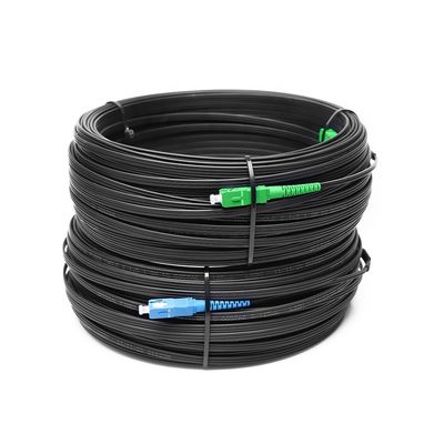 Cabo pendente de Jumper Outdoor FTTH, cabo de remendo ótico da fibra de G657A