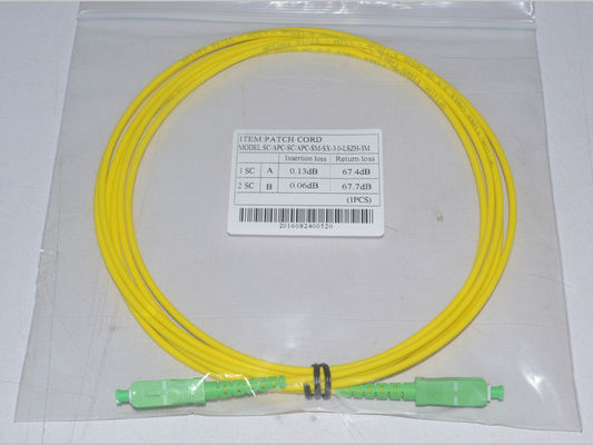 Duplex simples personalizado do ST FC MTRJ SMA do SC LC do cabo de remendo do cabo da fibra