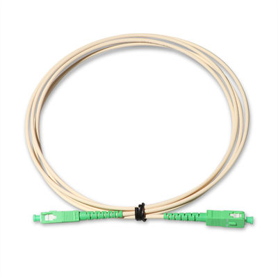 O SC elétrico APC dos cabos de remendo da fibra ótica a SC UPC 3 mede