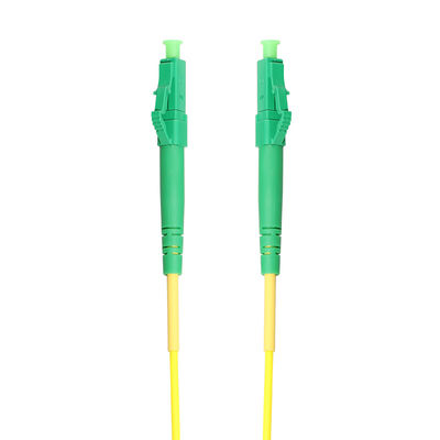 Modo de cabo de remendo do cabo da fibra do LC APC único com diâmetro de 1.2mm 1.6mm