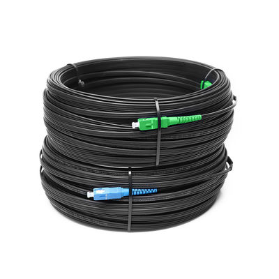 Tipo ótico força do cabo pendente GJYXFCH da fibra da trança do APC do PC do SC de FRP