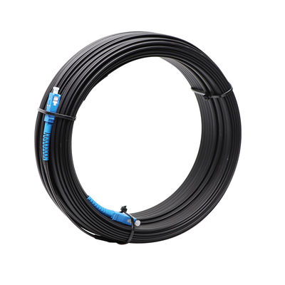 Palavra simples do núcleo G657A do cabo de remendo 2 do cabo da fibra do SC UPC APC FTTH para exterior interno