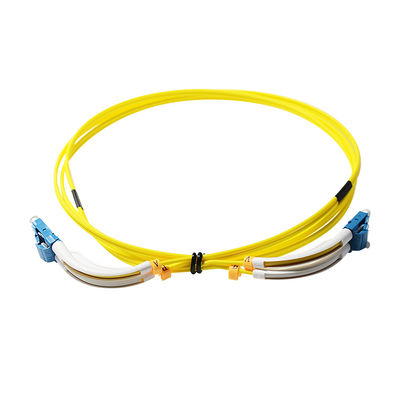 cabo do remendo da fibra do SC LC de 2.0mm 3.0mm com 90 graus Flex Angled Boot