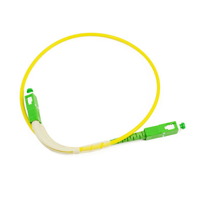 cabo do remendo da fibra do SC LC de 2.0mm 3.0mm com 90 graus Flex Angled Boot