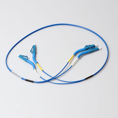 cabo do remendo da fibra do SC LC de 2.0mm 3.0mm com 90 graus Flex Angled Boot