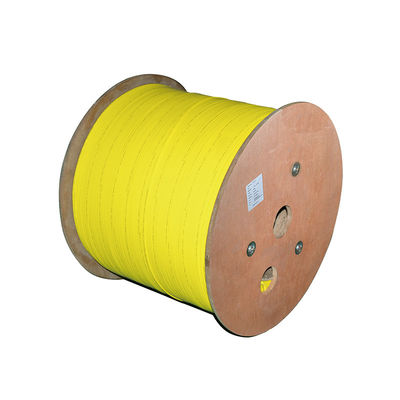 Cabo de fibra ótica interno simples GJFJV do único núcleo da fibra 3mm da manutenção programada de G652D