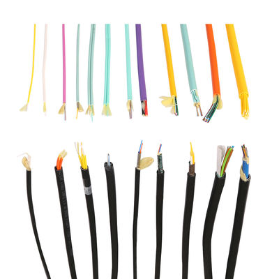 Cabo de fibra ótica interno simples GJFJV do único núcleo da fibra 3mm da manutenção programada de G652D