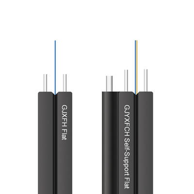GJXFH 1 2 4 cabo pendente da fibra ótica interna da manutenção programada do cabo pendente G652d G657A1 G657A2 do ftth do núcleo