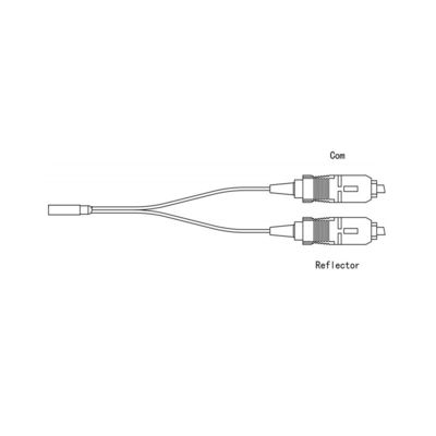 Material passivo ótico do ABS do SC APC 1550nm do filtro da fibra de PWDM