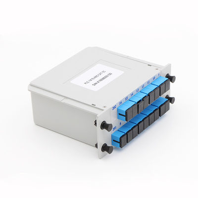 Comprimento de onda 1650nm tipo cassette do divisor 1x16 da fibra ótica do PLC do SC UPC
