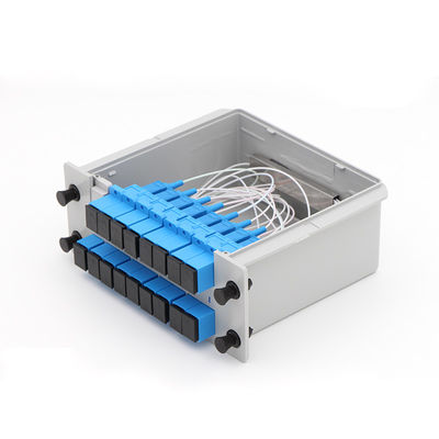 Comprimento de onda 1650nm tipo cassette do divisor 1x16 da fibra ótica do PLC do SC UPC