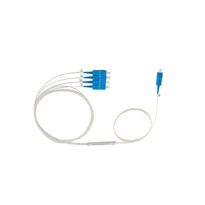 Divisor do PLC de Mini Steel Tube Type 1 * 4 com o conector do SC APC UPC