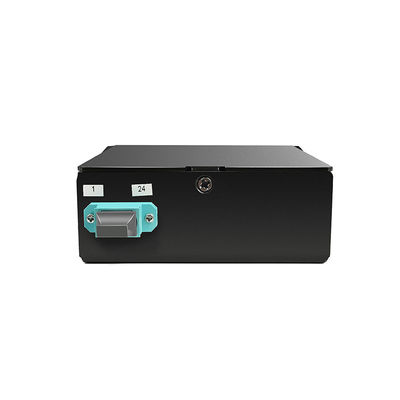 144 retira o núcleo de 19&quot; painel de remendo da fibra MPO de 1U MTP com as gavetas de 4pcs OM3 MTP-LC