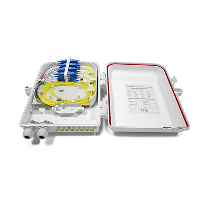 Caixa de distribuição do núcleo de FTTH 16, caixa de emenda plástica IP66 da fibra ótica impermeável