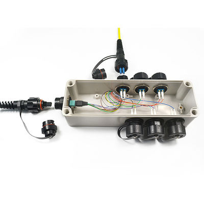 Caixa impermeável da fibra ótica de IP67 FTTA exterior com o conector do SC ODVA MPO