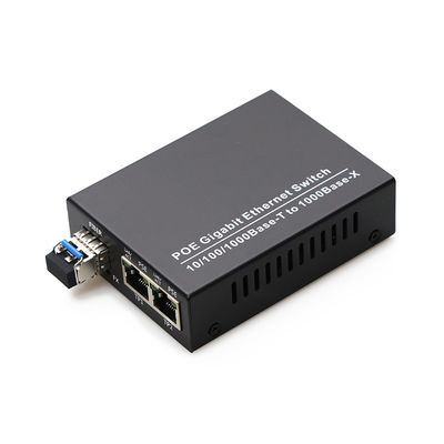 Conversor 20km dos meios dos ethernet da fibra de SFP LC para a rede de FTTH FTTB FTTX