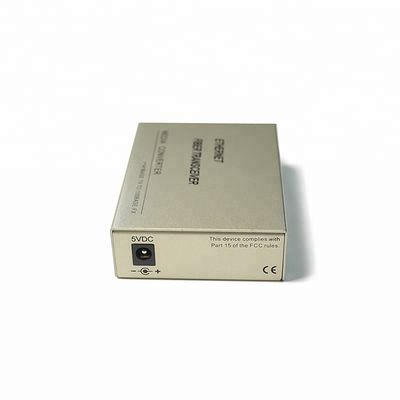 Tipo frente e verso simples portuário do conversor 4 dos meios da fibra ótica do único modo do SC de 20KM