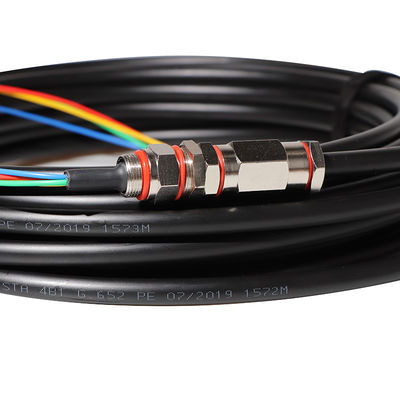 24 cabos de fibra ótica blindados do núcleo do núcleo 36, cabo de remendo impermeável exterior da trança
