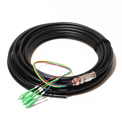 24 cabos de fibra ótica blindados do núcleo do núcleo 36, cabo de remendo impermeável exterior da trança