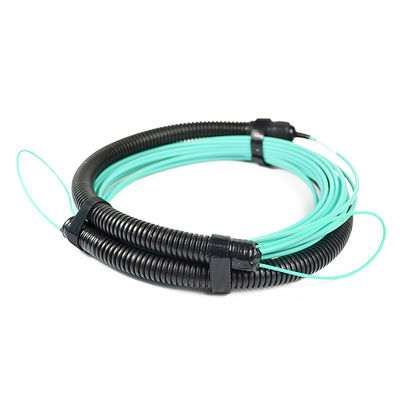 24 conjuntos de cabo da fibra do núcleo, MPO ao cabo da fuga do LC para FTTH
