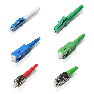 Conector do ST da fibra ótica do SC de FC LC para o cabo de 0.9mm 2.0mm 3.0mm