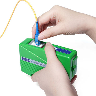 Líquido de limpeza tipo cassette do conector ótico da fibra para ST FC LC do SC