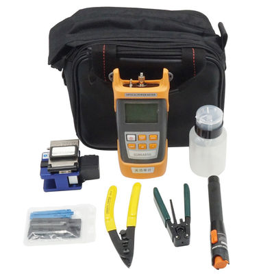 Localizador visual da falha de Kit With Optical Power Meter da ferramenta dos acessórios do cabo da fibra de FTTX FTTH