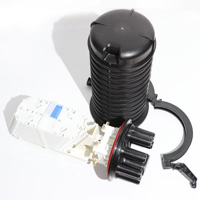 Tipo da abóbada do fechamento da tala da fibra ótica da prova da água IP67 para o equipamento de rede