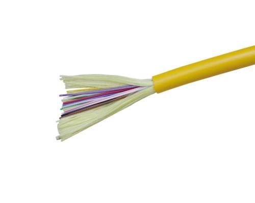 Cabo de fibra ótica interno OM3/cabo de 12 núcleos de FTTH de distribuição de fibra ótica