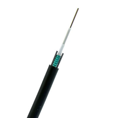 Preço blindado aéreo do cabo de fibra ótica de 4 núcleos do cabo ethernet GYXTW da fonte