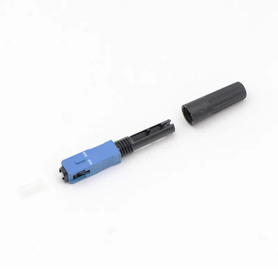 SC rápido APC do SC UPC do conector da fibra ótica Singlemode de FTTH para uma comunicação das telecomunicações