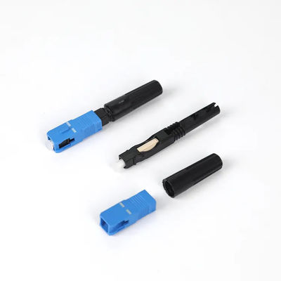SC rápido APC do SC UPC do conector da fibra ótica Singlemode de FTTH para uma comunicação das telecomunicações