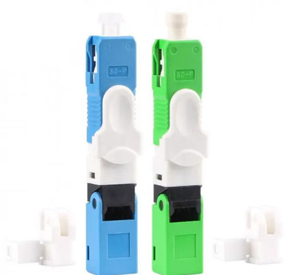 Conector personalizado da fibra ótica, conector rápido RoHS do SC complacente