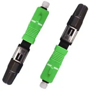 Conector personalizado da fibra ótica, conector rápido RoHS do SC complacente