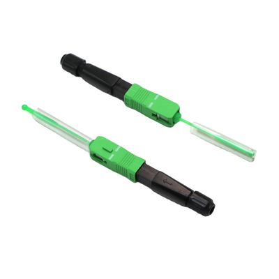 Conectores da fibra ótica da tala da fusão do SC APC para a rede de FTTH FTTB FTTX
