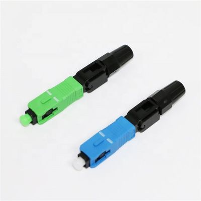 SC rápido personalizado APC do conector da fibra ótica com tipo de cabo frente e verso simples