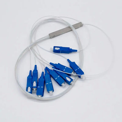 Divisor FTTH 1x8 de Mini Steel Tube Fiber Optic para a televisão por cabo