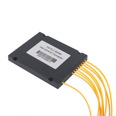 Os ABS 1×8 encaixotam o divisor do PLC com tipo da fibra da maneira G657A1 do conector 8