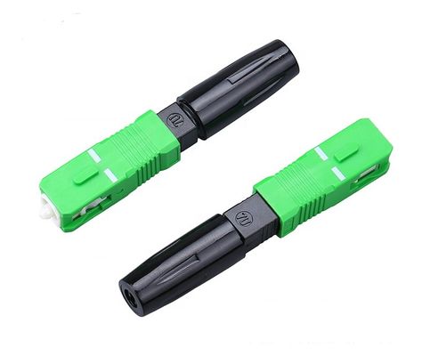 SC rápido personalizado APC do conector da fibra ótica com tipo de cabo frente e verso simples