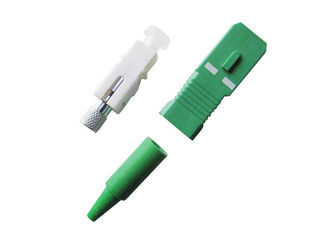 O conector mecânico LC APC da fibra ótica lustrou pre para a terminação rápida do campo